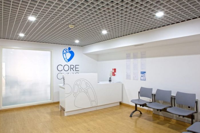 Core Clinic - Clinica de podologia em Lisboa - receção